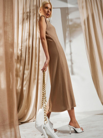 Платье миди TrikoBakh модель 2451-kavovij Фото