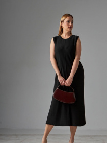 Сукня міді TrikoBakh модель 2451-chornij Фото