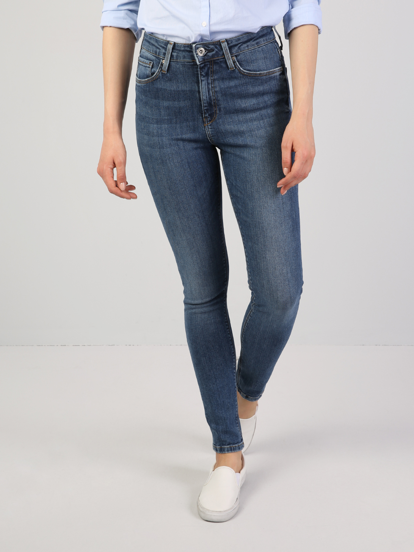 Скинни джинсы Colin’s модель CL1046186_Q1.V1_DN01616 Фото
