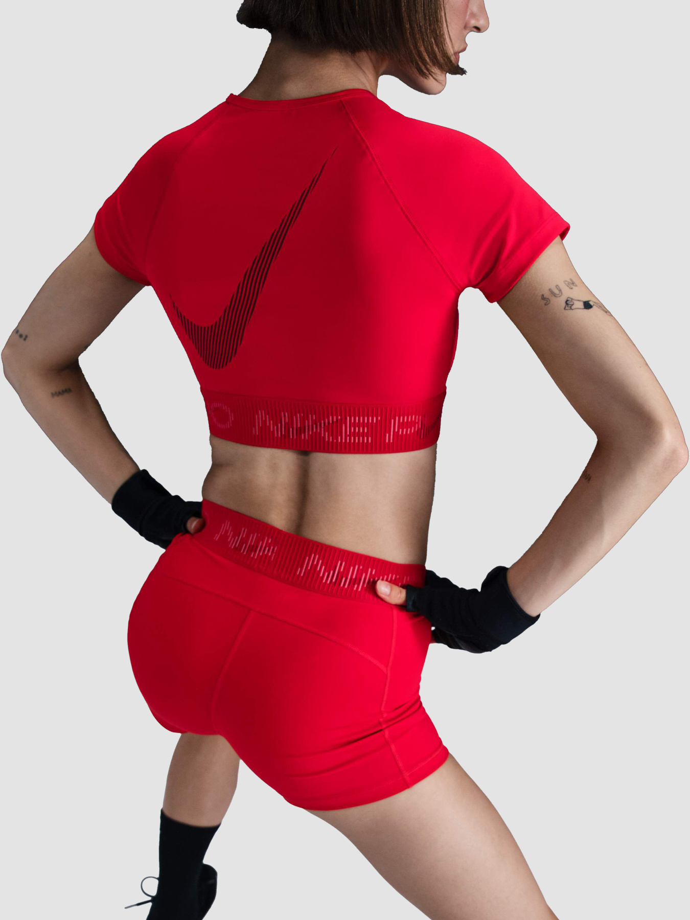 Шорти NIKE Pro Dri-Fit Mid-Rise модель HJ1226-657 Фото