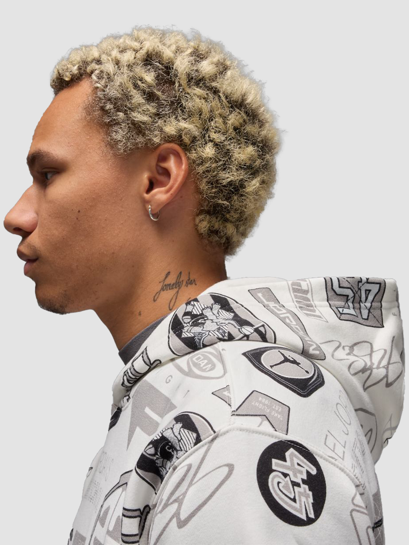 Худі Jordan M Ess Aop Flc Po модель HM7254-133 Фото