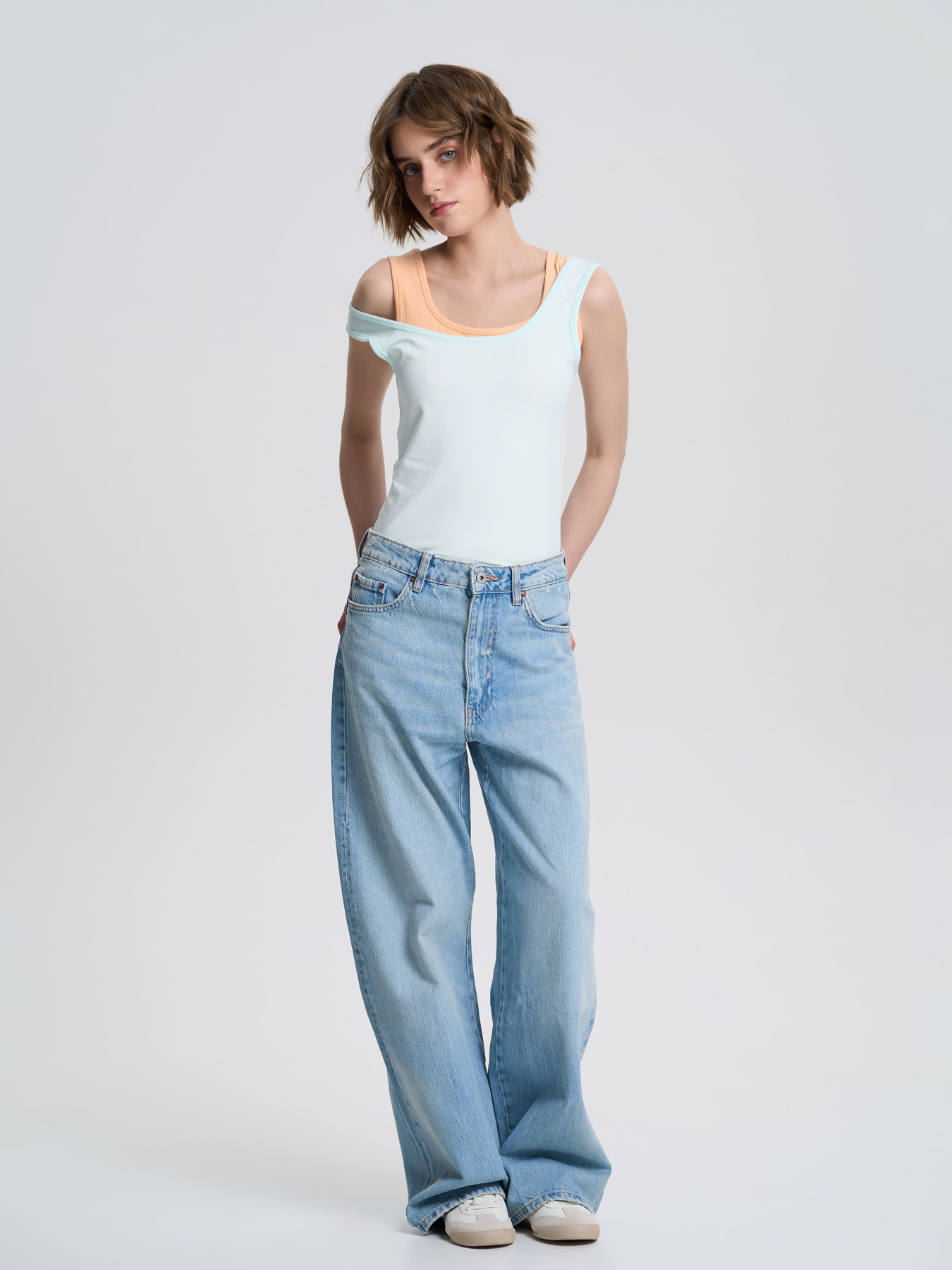 Майка Роза модель 200126_light_turquoise Фото