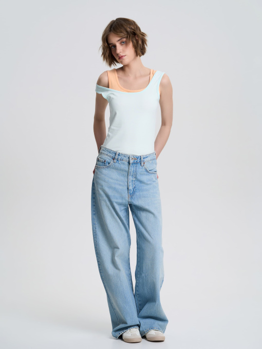 Майка Роза модель 200126_light_turquoise Фото