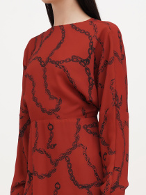 Платье миди Vicolo модель 202-VC-1017_медный Фото