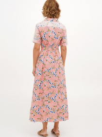 Сукня міді Vicolo модель 202-VC-1047_белый_розовый Фото