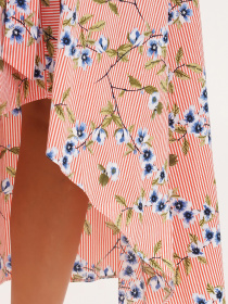 Сукня міді Vicolo модель 202-VC-1047_белый_розовый Фото