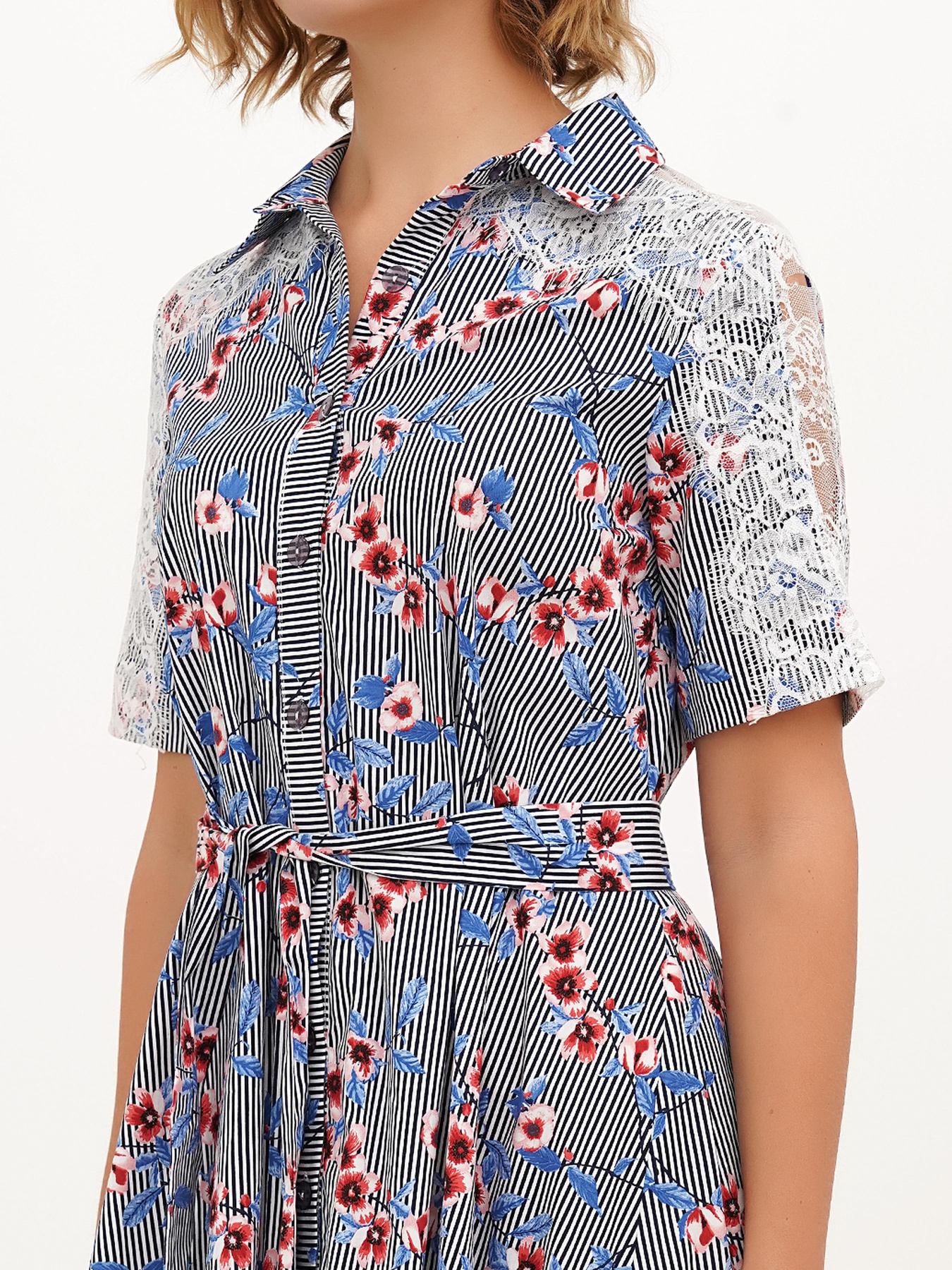 Сукня міді Vicolo модель 202-VC-1047_белый_черный Фото