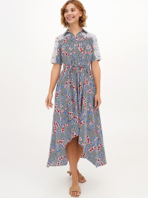 Сукня міді Vicolo модель 202-VC-1047_белый_черный Фото