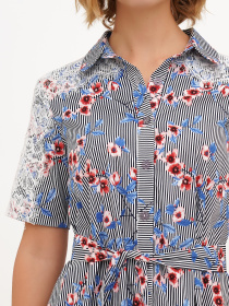 Сукня міді Vicolo модель 202-VC-1047_белый_черный Сукня міді Vicolo модель 202-VC-1047_белый_черный Фото