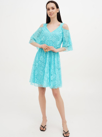 Платье мини Vicolo модель 202-VC-1050_бирюзовый Фото