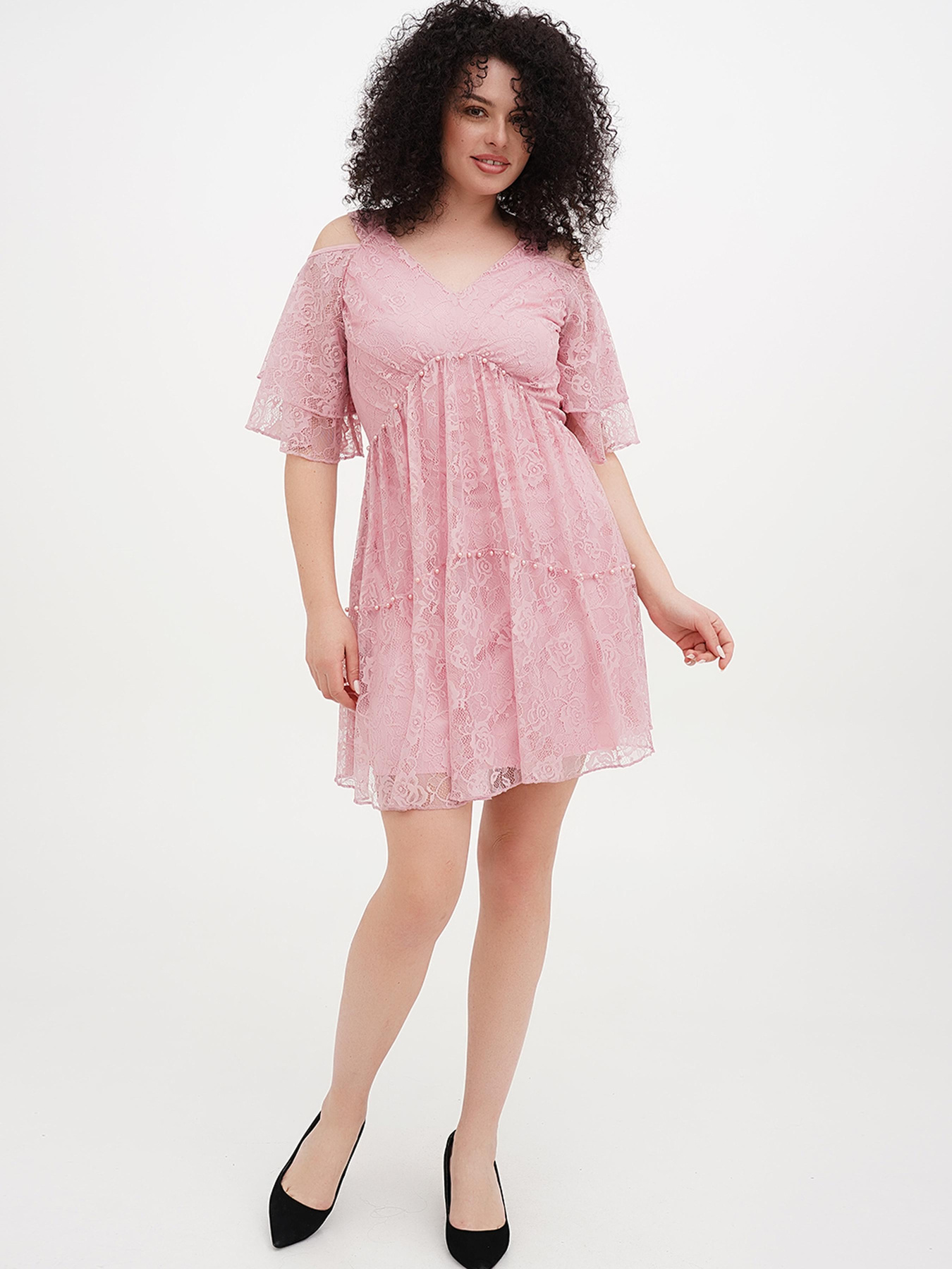 Сукня міні Vicolo модель 202-VC-1050_розовый Фото