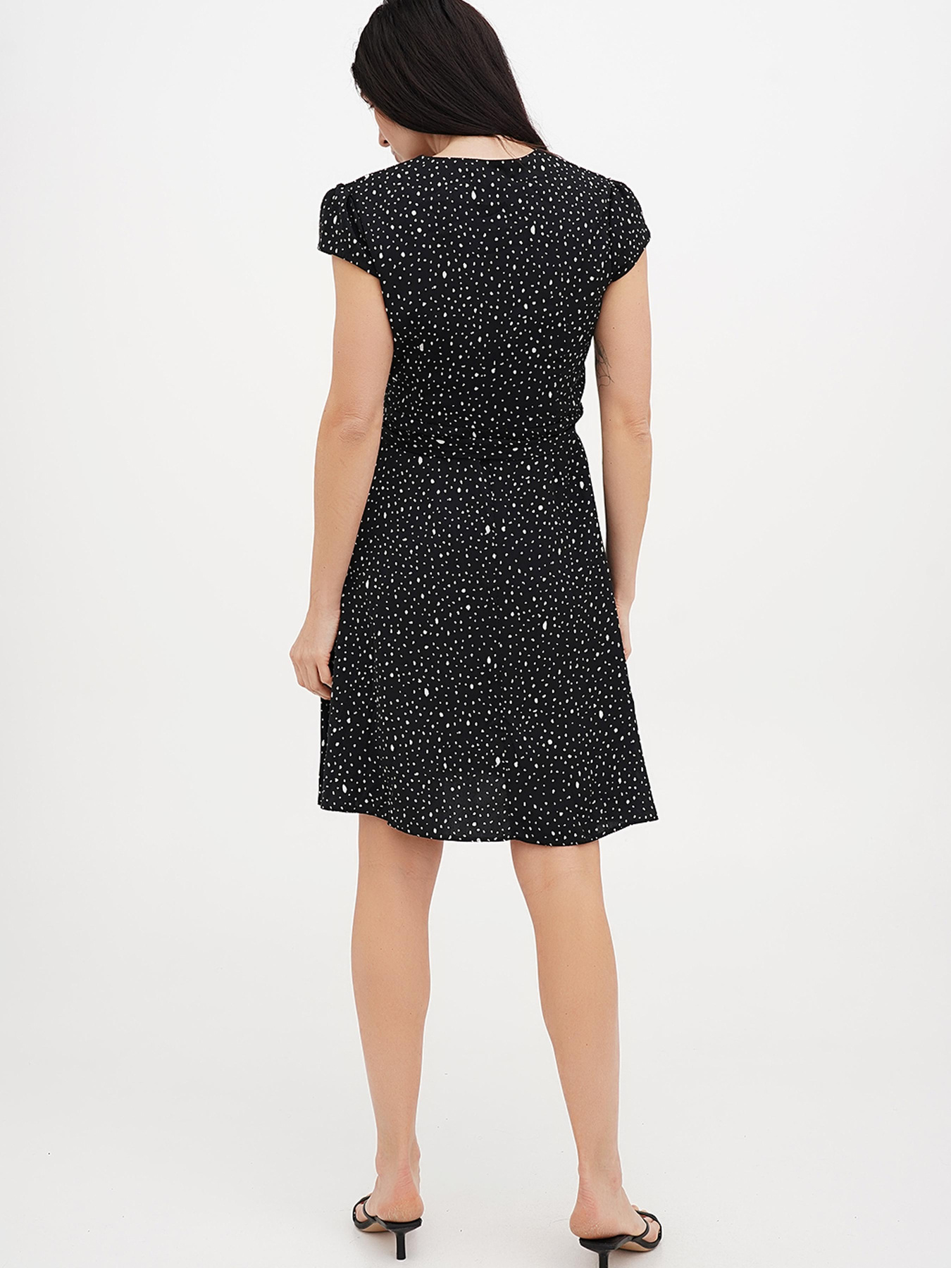 Платье мини Vicolo модель 202-VC-1056_черный Фото