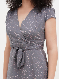 Платье мини Vicolo модель 202-VC-1056_серый Фото