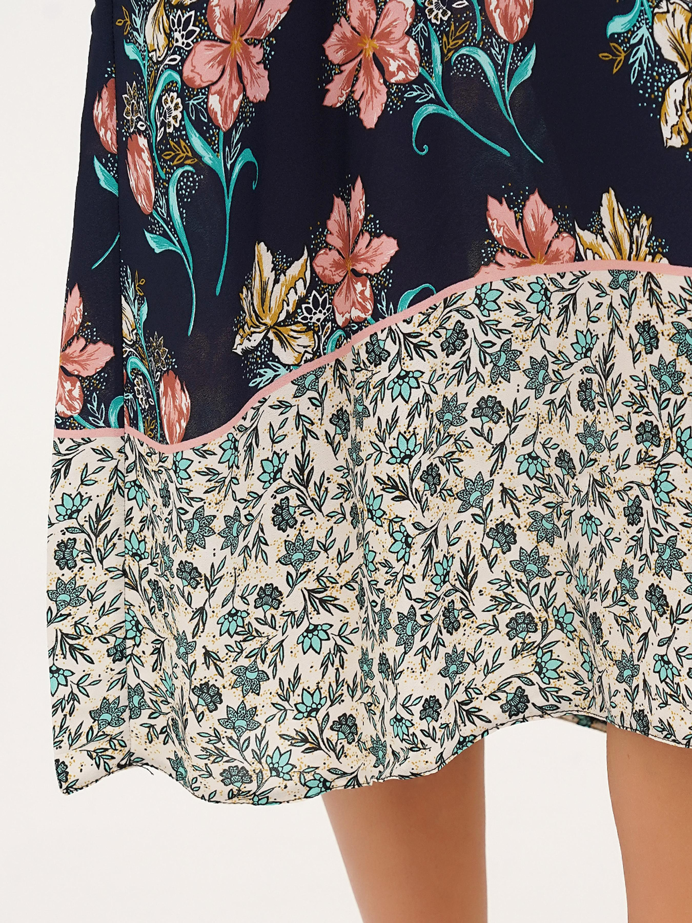 Платье миди Vicolo модель 202-VC-1057_темно-синий Фото