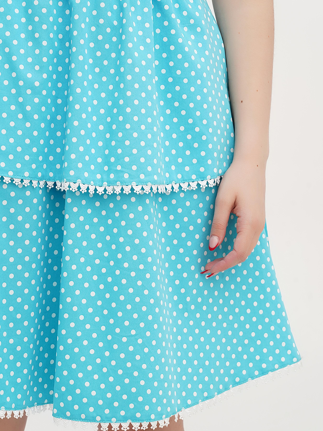 Платье мини Vicolo модель 202-VC-1062_синий Фото