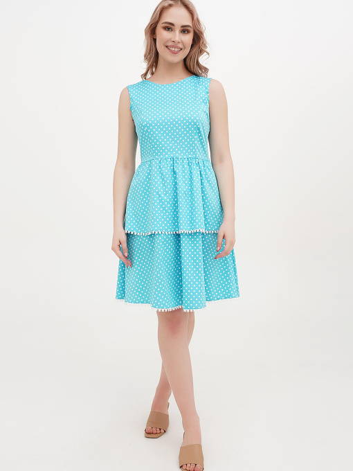 Платье мини Vicolo модель 202-VC-1062_синий Фото