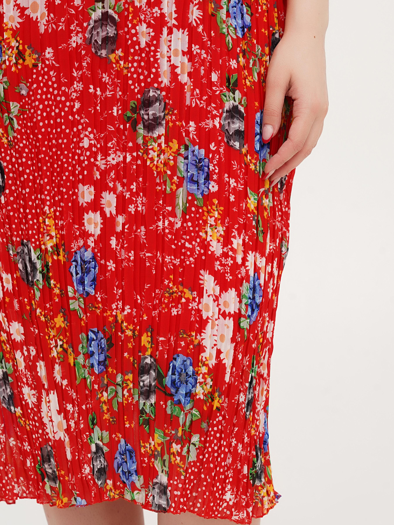 Платье миди Vicolo модель 202-VC-1064_красный Фото