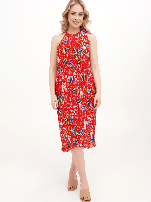 Платье миди Vicolo модель 202-VC-1064_красный Фото