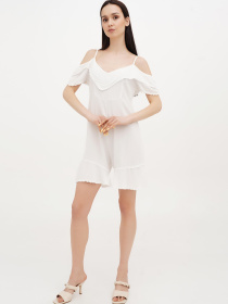 Платье мини Vicolo модель 202-VL-1076_белый Фото