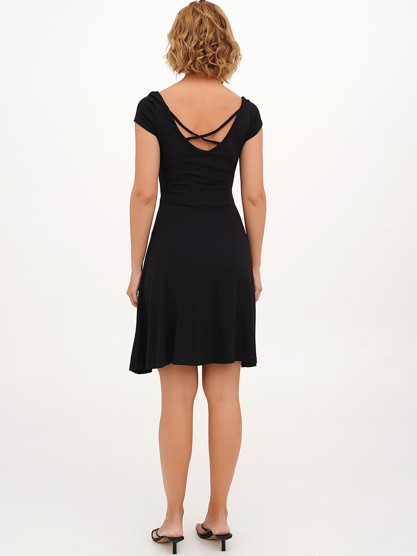 Платье мини Vicolo модель 202-VL-1078_черный Фото