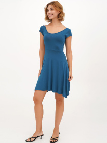 Платье мини Vicolo модель 202-VL-1078_синий Фото