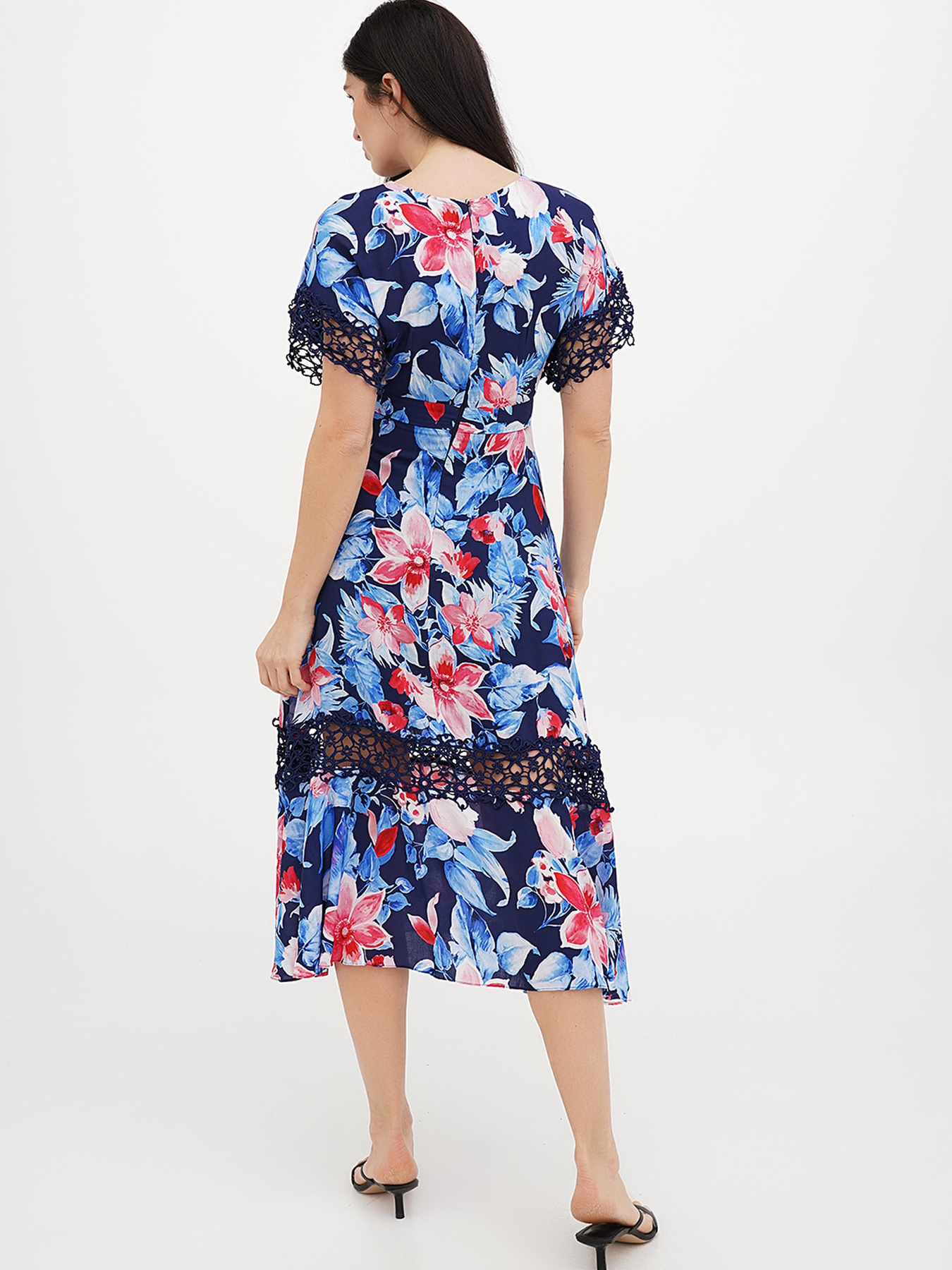 Платье миди Vicolo модель 202-VC-1229_синий Фото