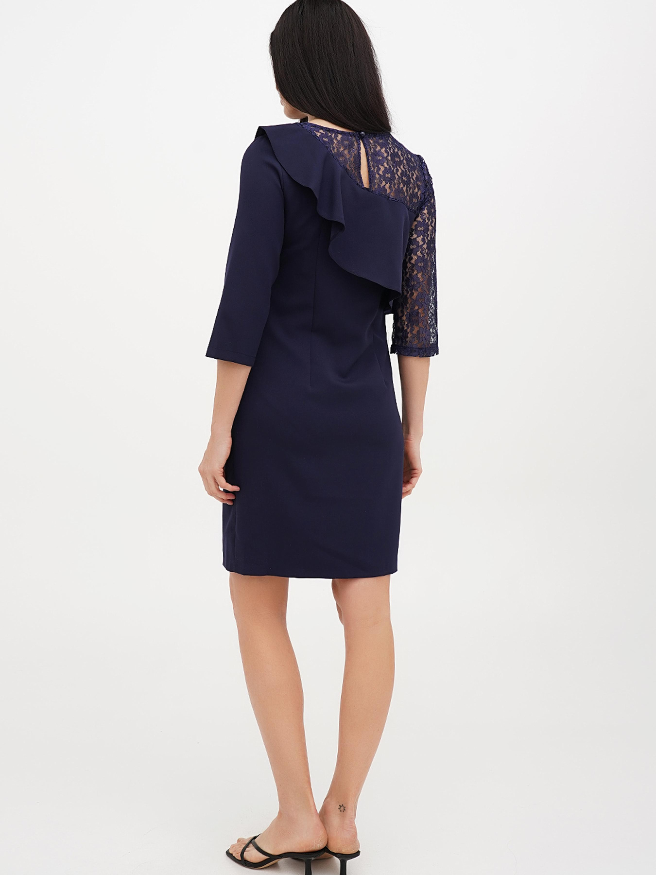 Платье мини Vicolo модель 202-VC-1230_синий Фото