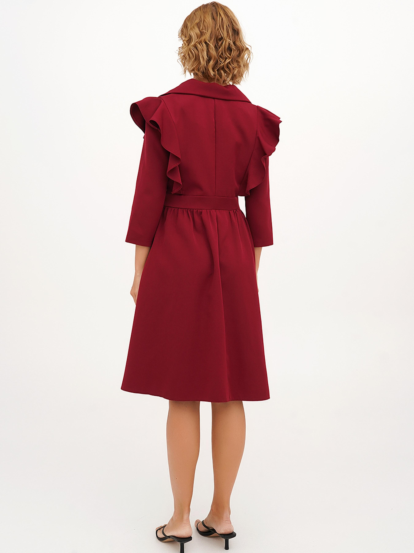 Сарафан Vicolo модель 202-VC-1231_бордовый Фото