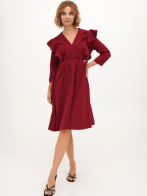 Сарафан Vicolo модель 202-VC-1231_бордовый Фото