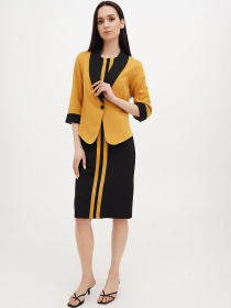 Деловой костюм Vicolo модель 202-VC-1233_горчица Деловой костюм Vicolo модель 202-VC-1233_горчица Фото