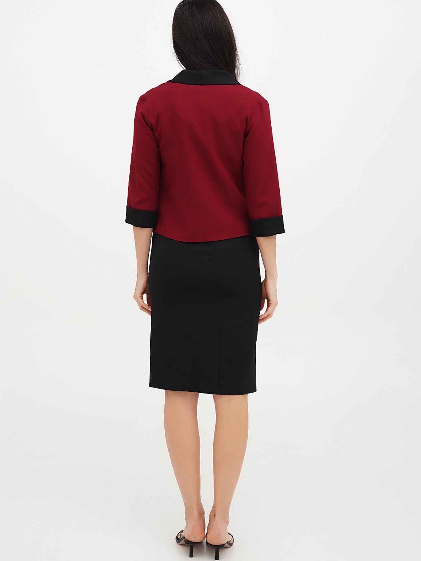 Діловий костюм Vicolo Модель 202-VC-1233_бордовый Фото