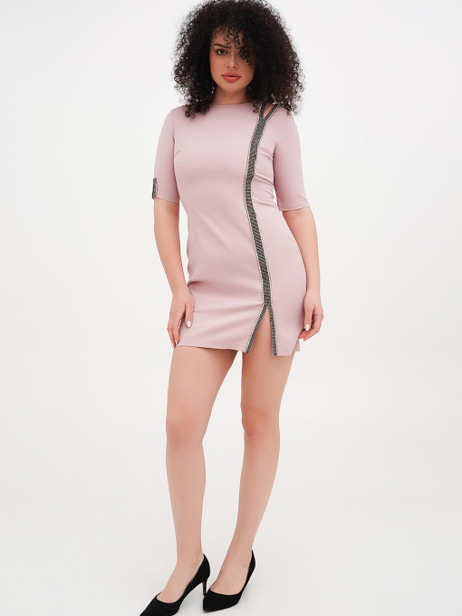 Платье мини Vicolo модель 202-VC-1236_розовый Фото