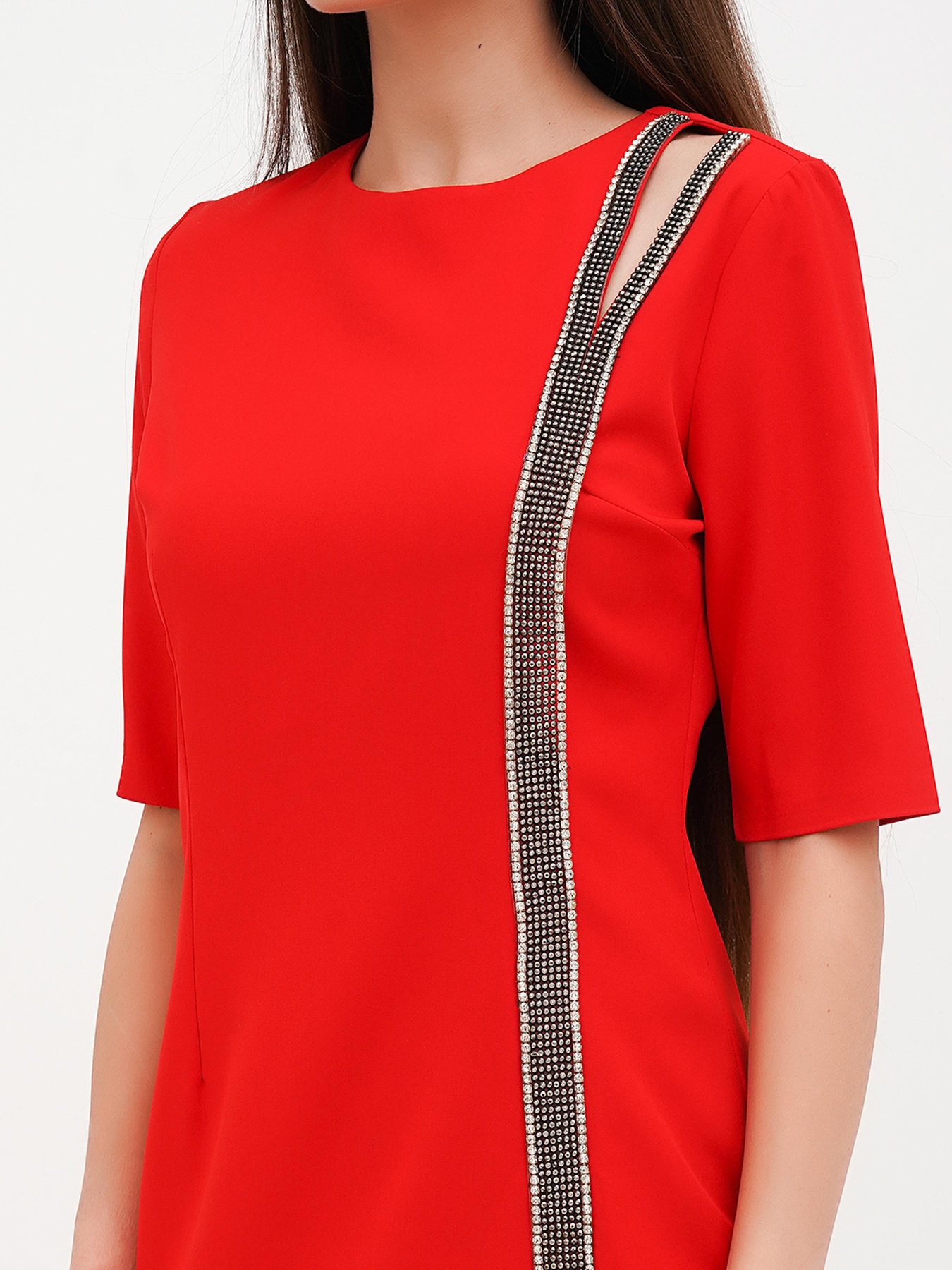 Платье мини Vicolo модель 202-VC-1236_красный Фото