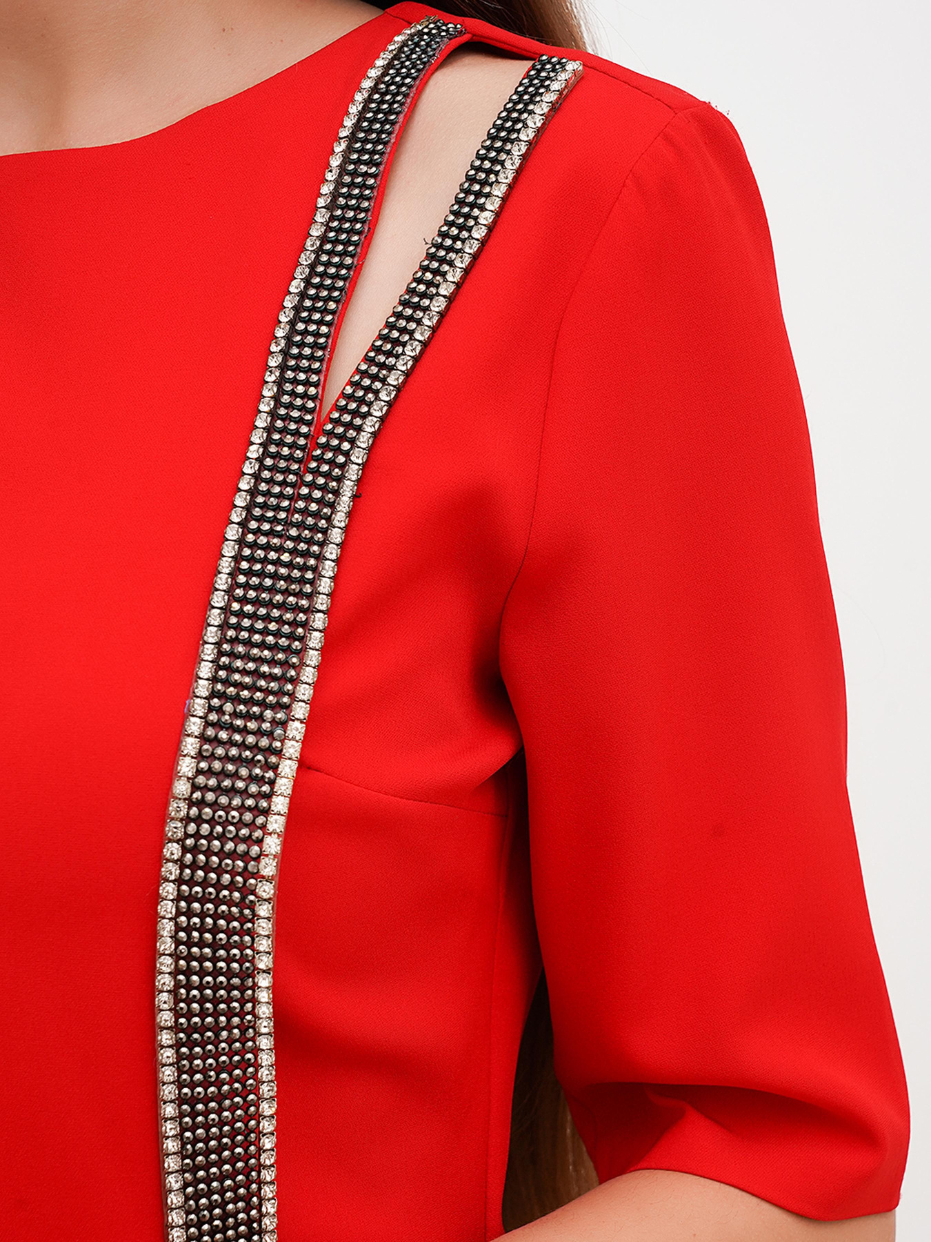 Платье мини Vicolo модель 202-VC-1236_красный Фото