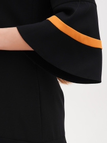 Сарафан Vicolo модель 202-VC-1237_черный_горчичный Фото