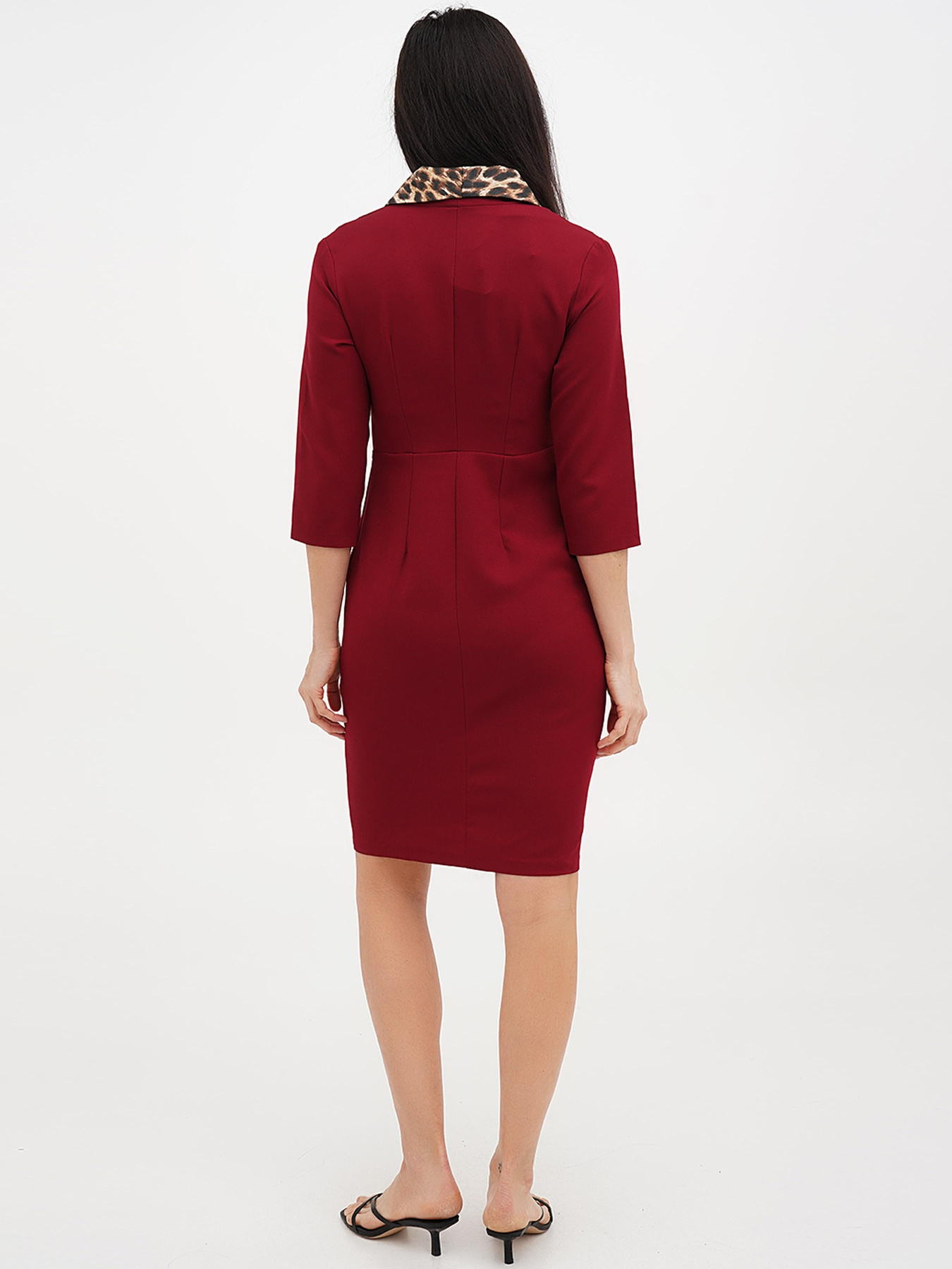 Сарафан Vicolo модель 202-VC-1247_бордовый Фото