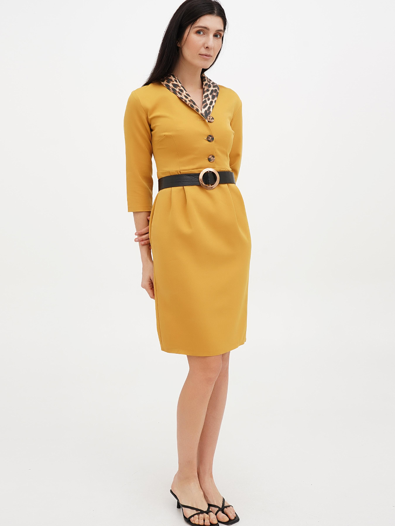 Сарафан Vicolo модель 202-VC-1247_горчица Фото