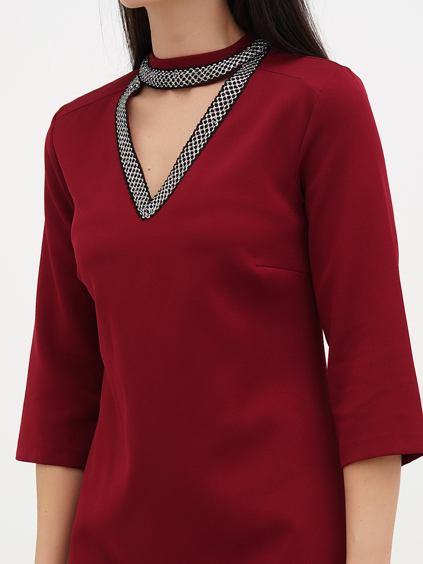 Сарафан Vicolo модель 202-VC-1254_бордовый Фото