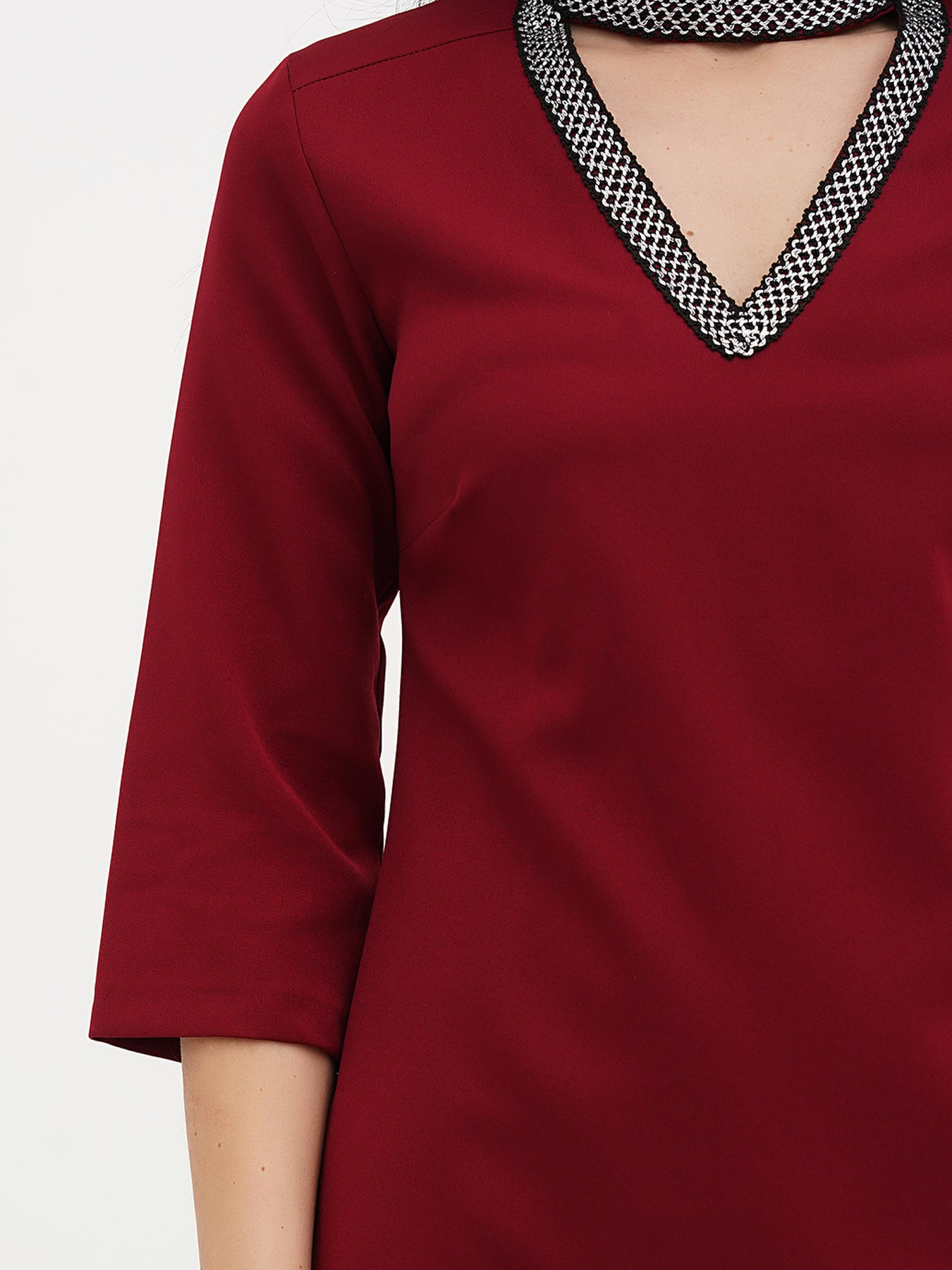 Сарафан Vicolo модель 202-VC-1254_бордовый Фото