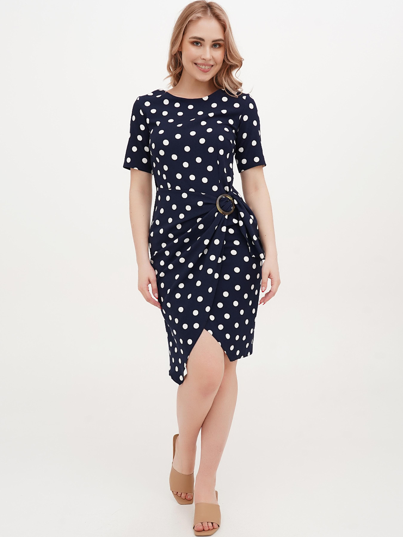 Сарафан Vicolo модель 202-VC-1257_темно-синий Сарафан Vicolo модель 202-VC-1257_темно-синий Фото