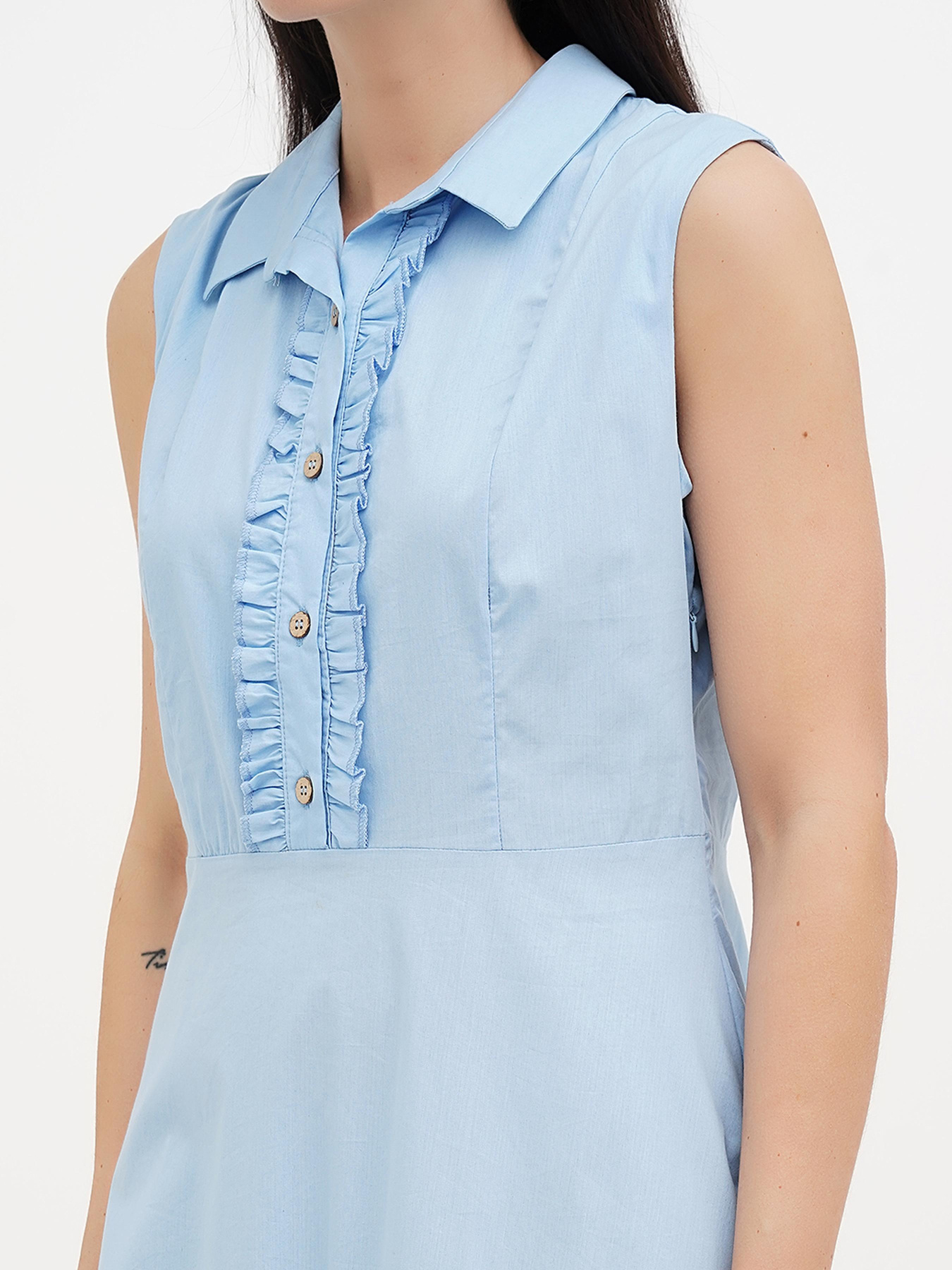 Сарафан Vicolo модель 202-VC-1061_синий Фото