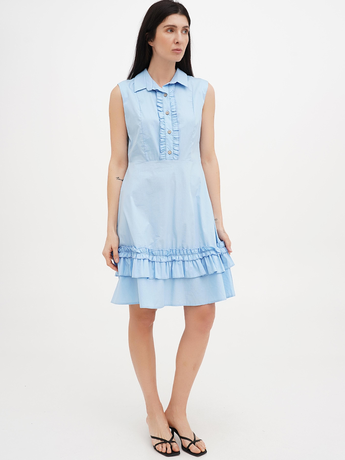 Сарафан Vicolo модель 202-VC-1061_синий Фото