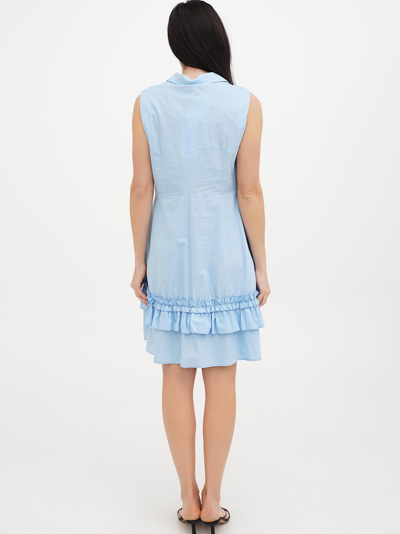 Сарафан Vicolo модель 202-VC-1061_синий Сарафан Vicolo модель 202-VC-1061_синий Фото