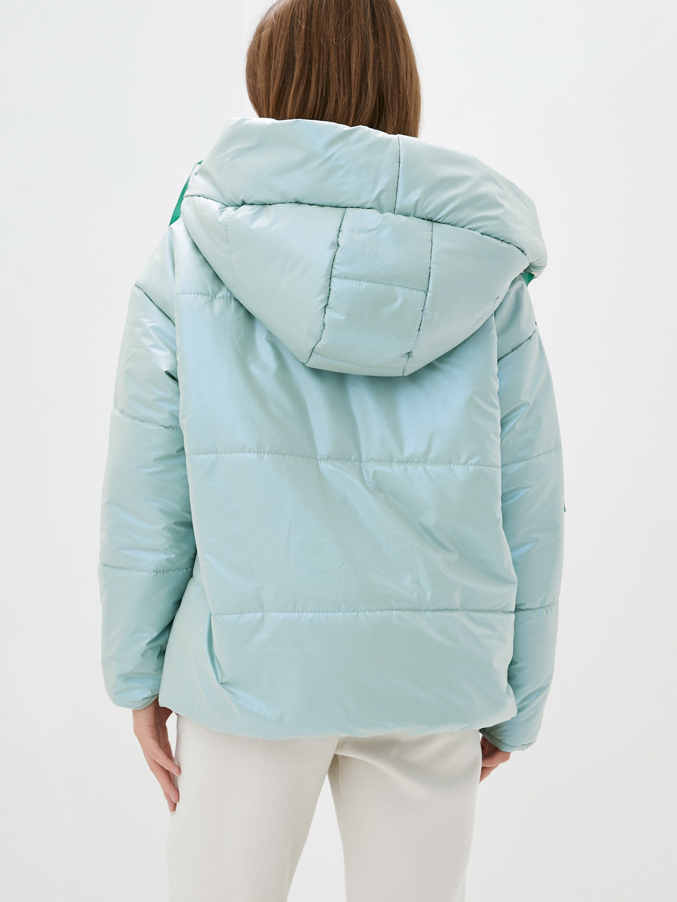 Демисезонная куртка ISSA Plus модель SA-310_mint Фото