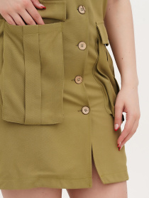 Сарафан Vicolo модель 202-VC-1447_хаки Фото