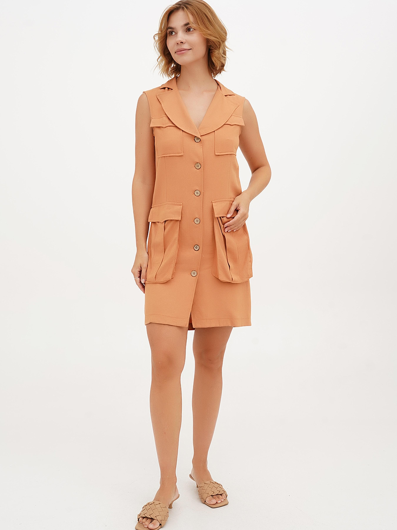 Сарафан Vicolo модель 202-VC-1447_медный Фото