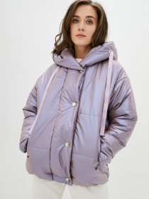 Демісезонна куртка ISSA Plus модель SA-310_lilac Фото