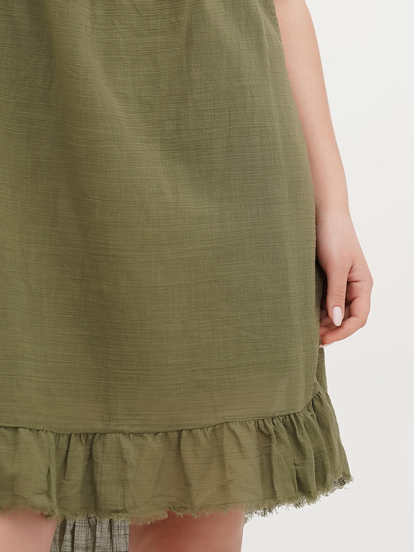 Платье мини Vicolo модель 202-VC-1451_хаки Фото