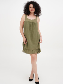 Сукня міні Vicolo модель 202-VC-1451_хаки Фото