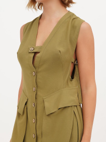 Сукня міні Vicolo модель 202-VC-1454_хаки Фото